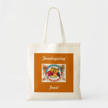 Sac de toile - festin de thanksgiving