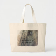 Sac de /tote de molleton des yeux de mon cheval