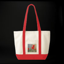 Sac d'emballage rouge de pavots de maïs de champ sacs