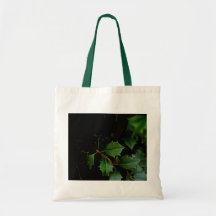 Sac d'épicerie avec le feuille