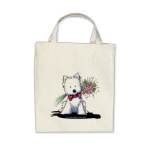 Sac d'épicerie de M. Pawfect KiniArt Westie