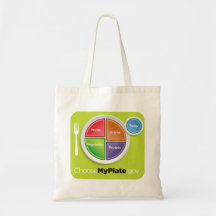 Sac d'épicerie de MyPlate - vert
