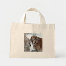 Sac d'épicerie, image de golden retriever