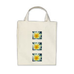 Sac d'épicerie organique floral