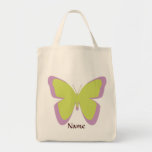 Sac d'épicerie réutilisable de papillon