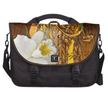 Sac d'ordinateur portable du décor 3 de fleur