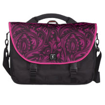 Sac floral d'ordinateur portable du motif 2