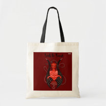 Sac foncé d'ange (des bonbons ou un sort)