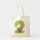 Sac fourre-tout à anniversaire de vert de souris d