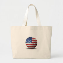 Sac fourre-tout à ballon de football de drapeau am