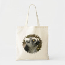 Sac fourre-tout à budget de photo de lémur