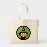Sac fourre-tout à Halloween de sorcière de Lil