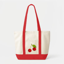 Sac fourre-tout à impulsion de Kawaii de cerise