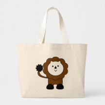 sac fourre-tout à lion de bébé