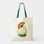 Sac fourre-tout à petit gâteau d'arc-en-ciel