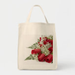 Sac fourre-tout à roses rouges