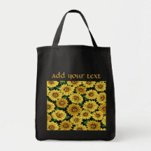 Sac fourre-tout à tournesols de soleil