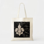 Sac fourre-tout à Vintage Fleur de Lis…