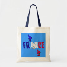 Sac fourre-tout de patinage à vitesse de la France