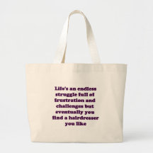 Sac fourre-tout drôle à esthéticien