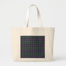 Sac fourre-tout écossais à tartan de Leslie