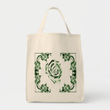 Sac fourre-tout floral fleuri à remous