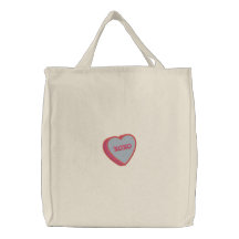 Sac fourre-tout personnalisable adorable à coeur d