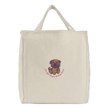 Sac fourre-tout personnalisable mignon à chiot de 