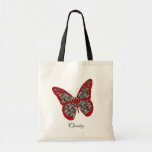 Sac fourre-tout personnalisé à papillon d'impressi