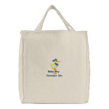 Sac fourre-tout personnalisé à toile brodé par béb