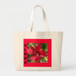 Sac fourre - tout rouge hawaïen à ketmie