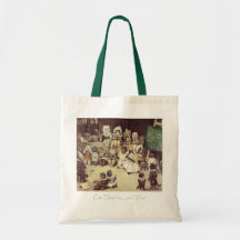 Sac fourre-tout vintage à budget de l'école de cha