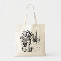 Sac fourre-tout vintage à Marie Antoinette