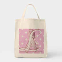 Sac fourre-tout vivant à rire d'amour de ruban ros