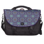 Sac géométrique de banlieusard de paon de Deco Sacoche Pour Ordinateurs Portables