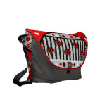 Sac messenger à bande dessinée avec des coccinelle sacoche