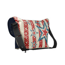 Sac messenger à bannière étoilée de drapeau améric besace