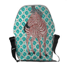 Sac messenger à bleu de Zenya Sacoche