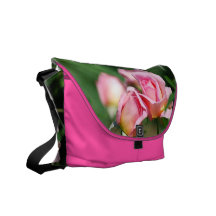 Sac messenger à bourgeon de rose de rose sacoches