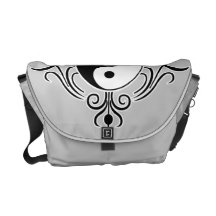 Sac messenger à concepteur de Yin Yang Besaces