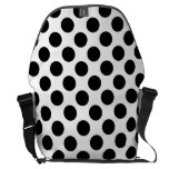 Sac messenger à conception de pois sacoches