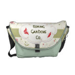 Sac messenger à étiquette de jardins   de ressort sacoche