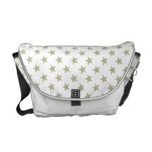 Sac messenger à étoile d'or sacoche