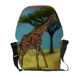 Sac messenger à girafe sacoches