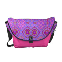 Sac messenger à la mode à motifs besaces