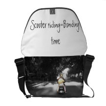 Sac messenger à Monkies de scooter Sacoche
