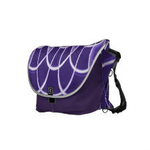 Sac messenger à motif besace