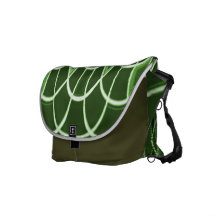 Sac messenger à motif besaces