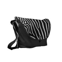 Sac messenger à motif de rayure de zèbre sacoches