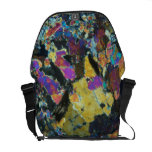 Sac messenger à Rickshaw d'art abstrait d'épidote Besaces